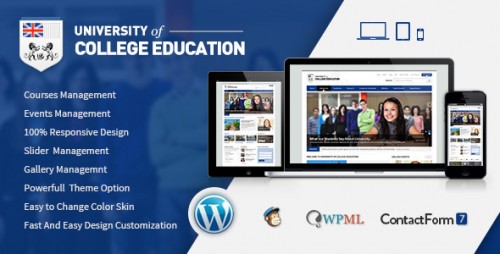Nulled University v1.5 - Education Responsive WordPress Themes product picture