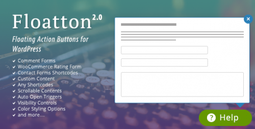 NULLED Floatton v2.0 - WordPress Floating Action Button with Pop-up snapshot