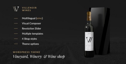 Nulled Villenoir v2.7 - Vineyard, Winery & Wine Shop - WordPress product picture