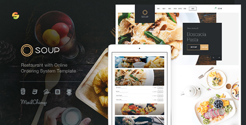 ThemeForest - Soup v1.01 - Restaurant with Online Ordering System Template - 19719445