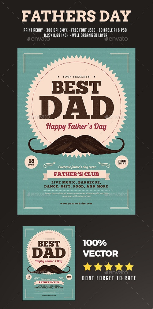 Father's Day Flyer 20053408