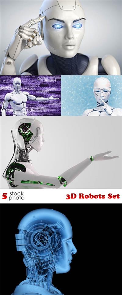 Photos - 3D Robots Set