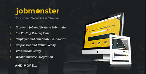 ThemeForest - Jobmonster v4.3.1 - Job Board WordPress Theme - 10965446