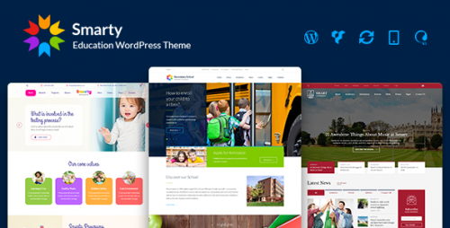 Nulled Smarty v2.5 - Education WordPress Theme for Kindergarten product image