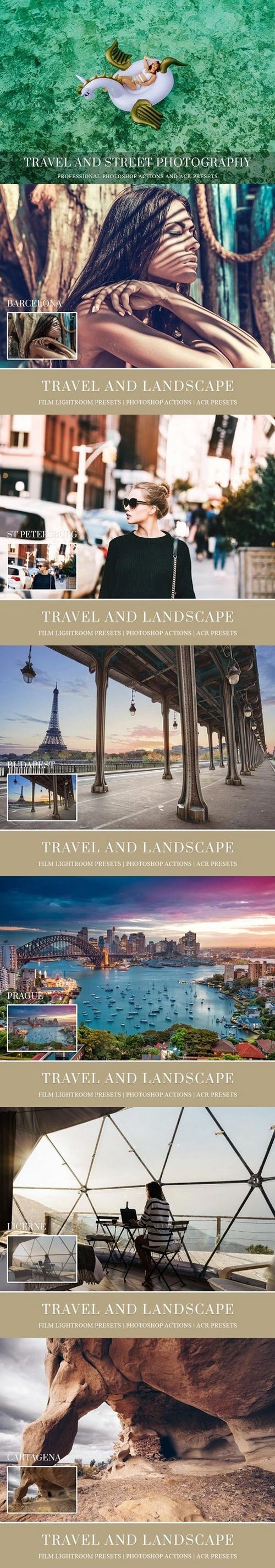 Travel Photoshop actions ACR presets 1503285