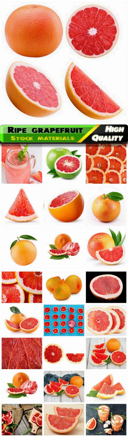 Red and orange grapefruit subtropical citrus fruit 25 HQ Jpg