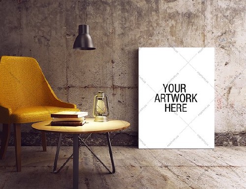 Canvas Mockup Industrial Style - 974585