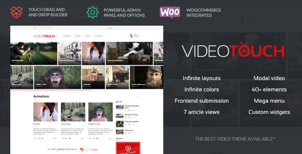 VideoTouch v1.8.3 - Themeforest Video WordPress Theme