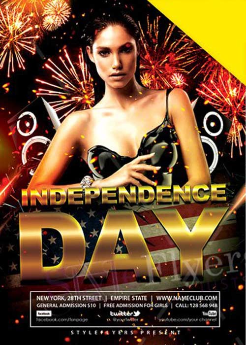 Independence Day V38 Flyer PSD Template