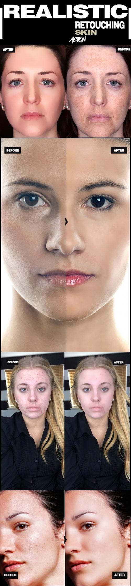 Realistic Skin Photoshop Action - 20100972