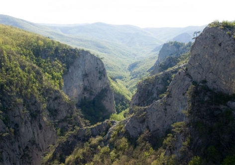 В жар турсезона к Большущему каньону Крыма подъехать невозможно