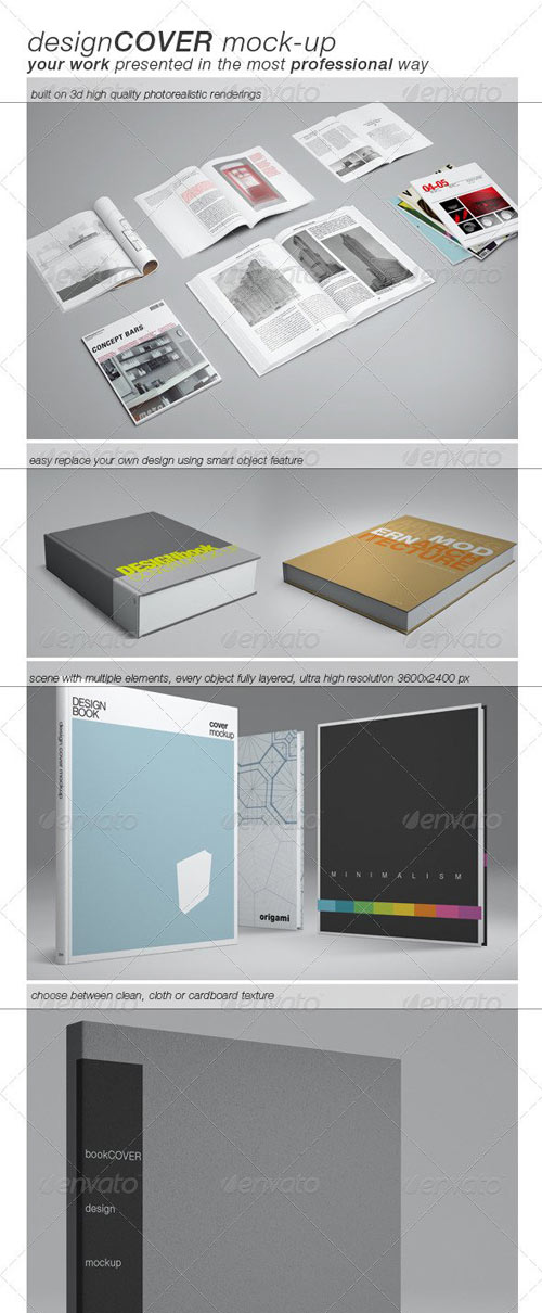 Book Cover Mock-up 4507265