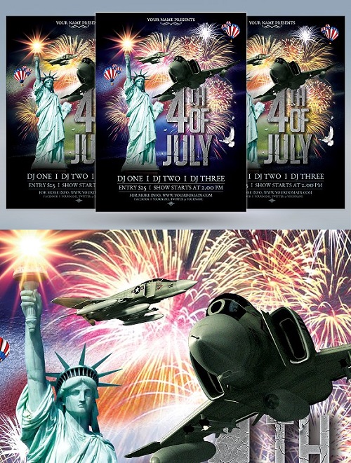 4th of July Template 1558178