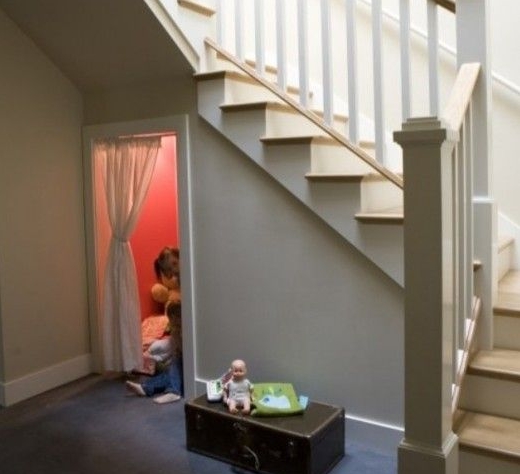 Игровая площадка под лестницей – 9 лучших идей рационального использования пустующей площади