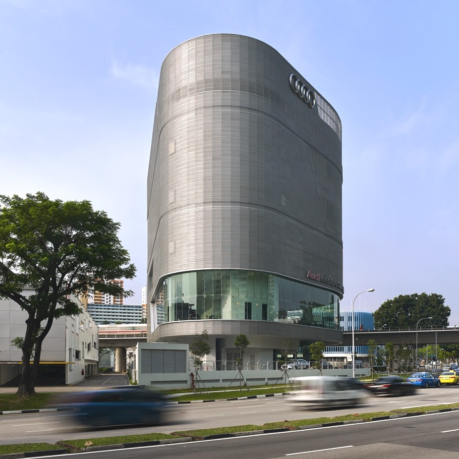 Невероятный дизайн-проект автосалона audi от ong#038;ong — флагманское отделение автогиганта в регионе, сингапур
