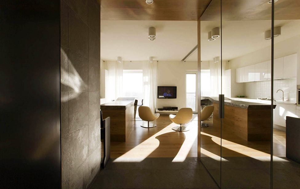 Кокетливая квартира в центре дубровки — характерный минимализм от za bor architects, москва