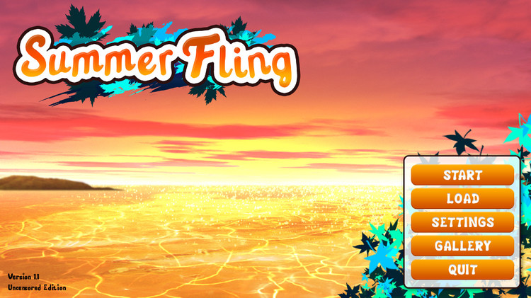 Summer Fling 1 1Walkthought CGs by Dharker Studio and MangaGamer Adult PC Game.