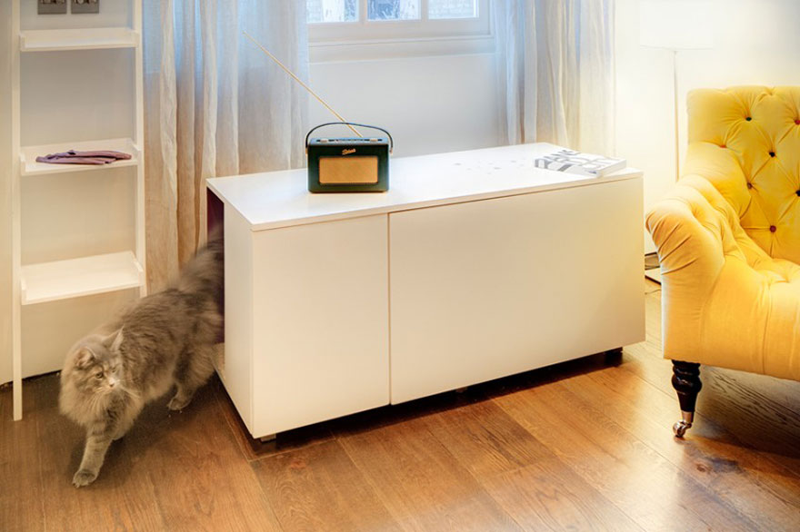 25 Неожиданных мебельных идей для котов и их хозяев