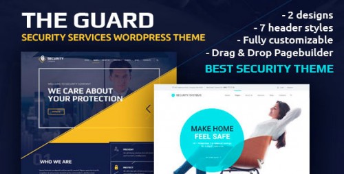 NULLED The Guard v1.6.1 - Security Company WordPress Theme product photo