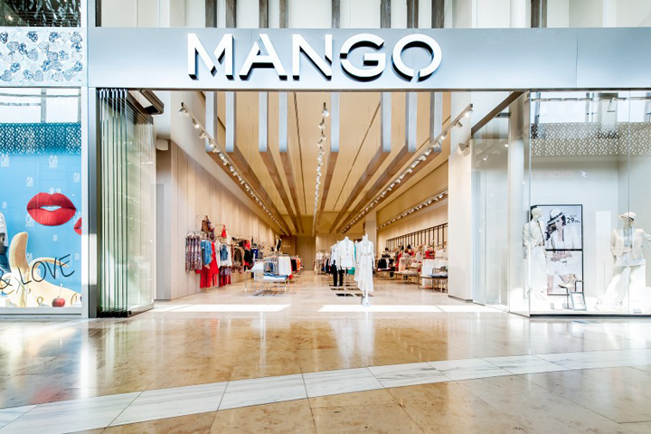 Стильный магазин mango — потрясающая минималистская галерея