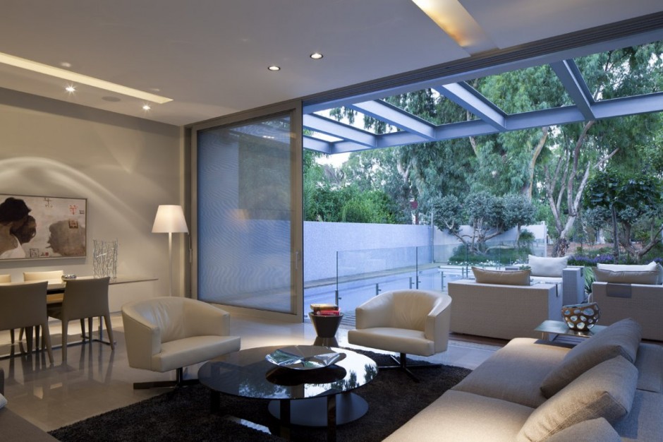 Креативные идеи студии domb architects: простота и функциональность двухэтажного особняка sl house в тель-авиве