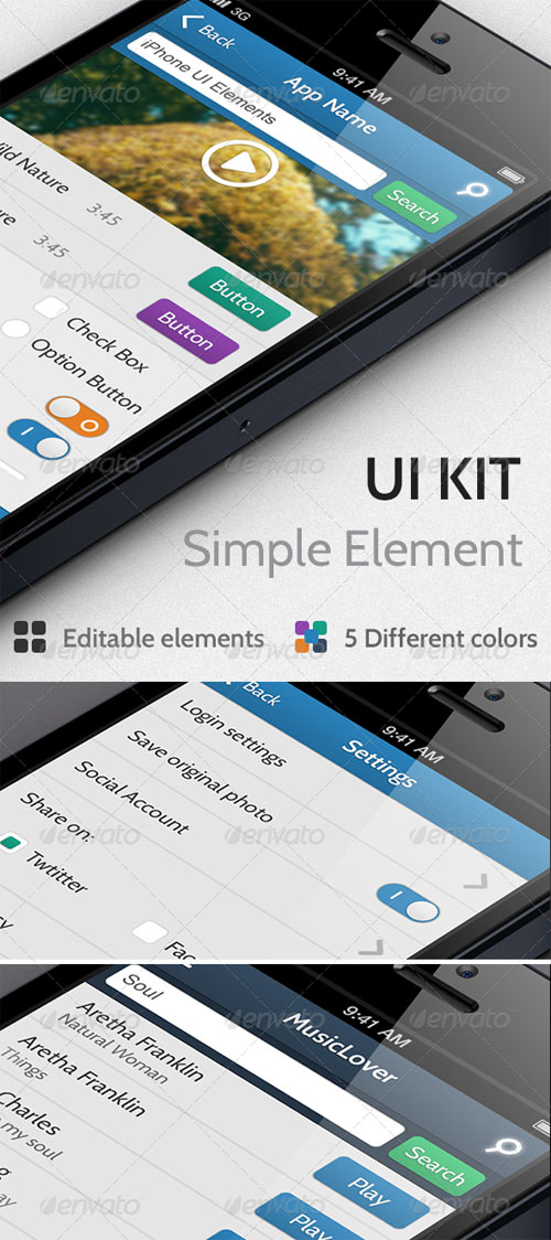 Simple iOS User Interface Kit