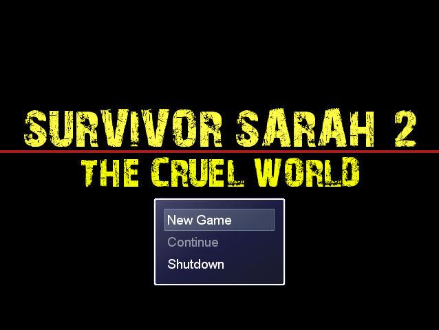 Survivor Sarah 2 ~The Cruel World~ Ver 0.45 by ombin Ation