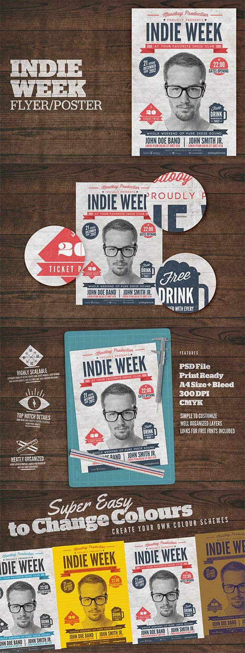 Indie Week Poster