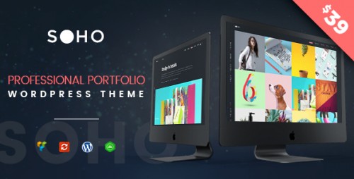 Nulled SOHO Pro v1.1 - Creative Portfolio WordPress Theme pic