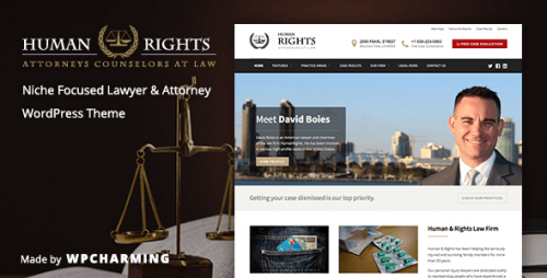 Download Nulled HumanRights v1.1.4 - Lawyer and Attorney WordPress Theme pic
