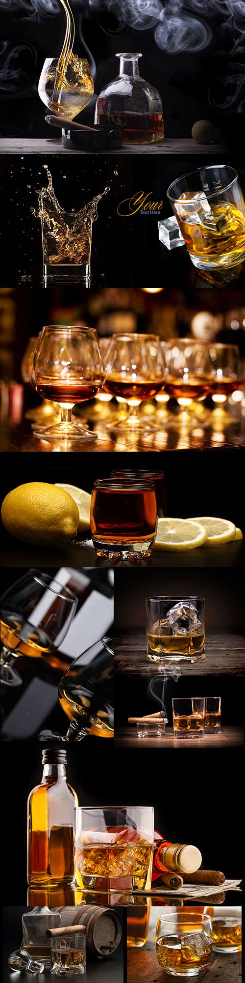 Strong drinks - Brandy and whiskey