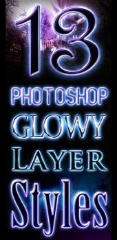 Glowy Styles for Photoshop