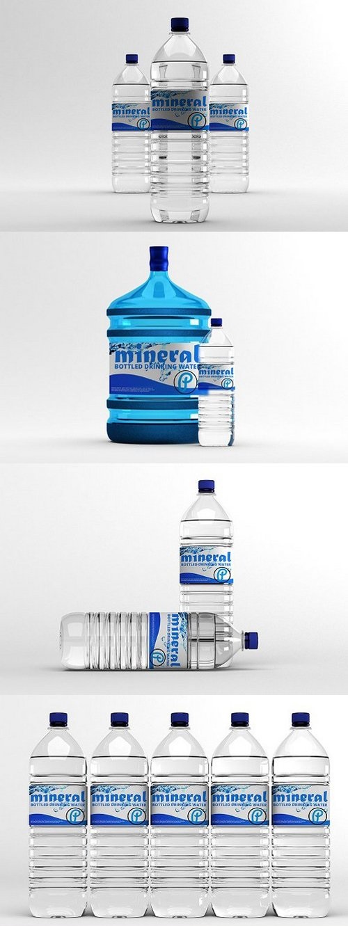 Water Bottle Mockups 1694606