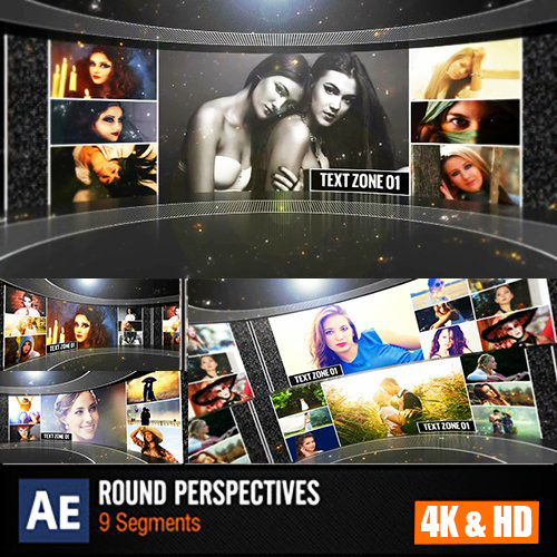 Round Perspectives - After Effects Template
