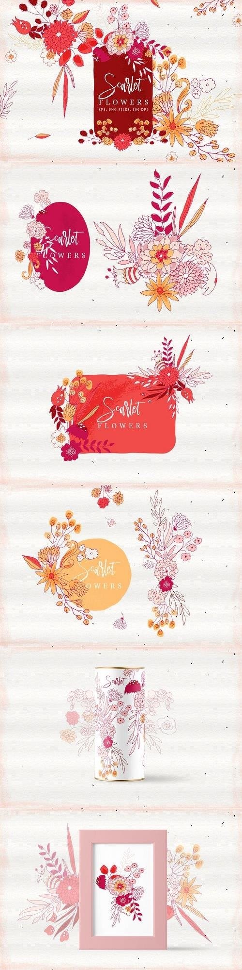 Scarlet Flowers - 1632471