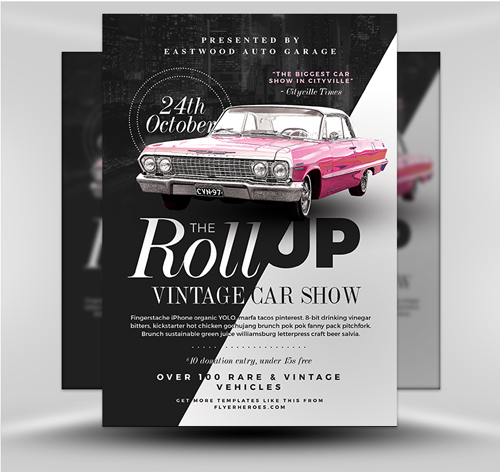 Auto Show 2017 Flyer Template