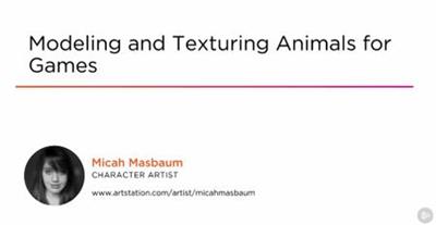 Modeling and texturing animals for games