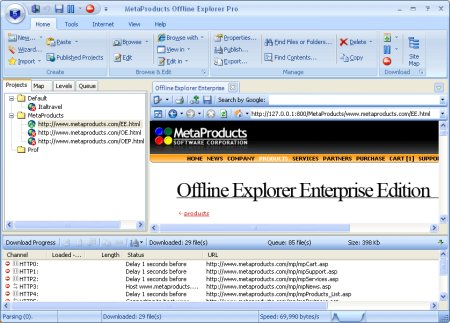 Offline Explorer 8.3.0.4928 Enterprise Portable