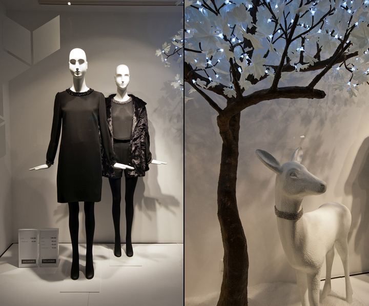 Дизайн витрины бутика одежды hallhuber: воплощение элегантности