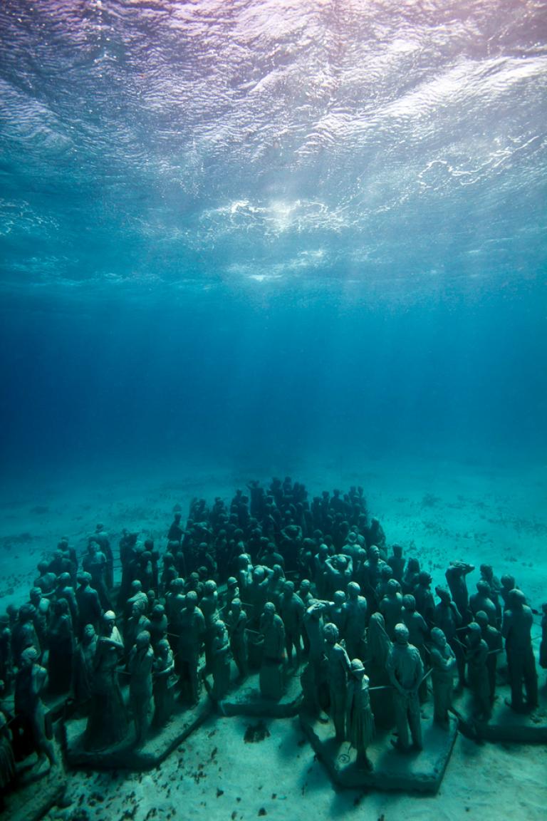 Загадочные тайны моря теперь доступны – знаменитый подводный парк скульптур в канкуне, мексика