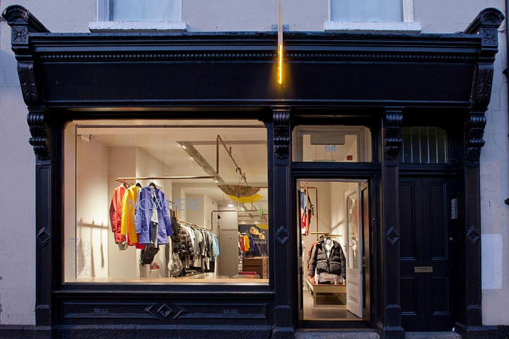 Лаконичный интерьер в индустриальном стиле — первый розничный магазин nowhere в дублине