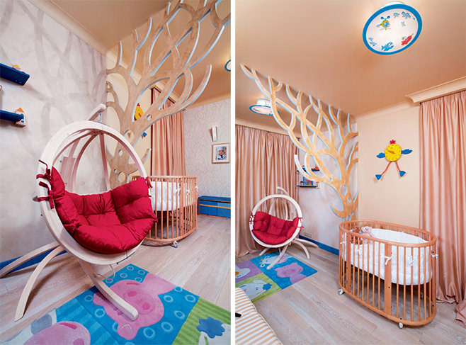 Здравствуй, человечек – потрясающий интерьер детской комнаты для новорожденного