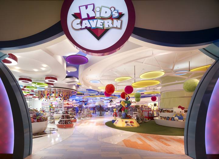 Сказочное волшебство: оформление детского магазина «kid’s cavern»