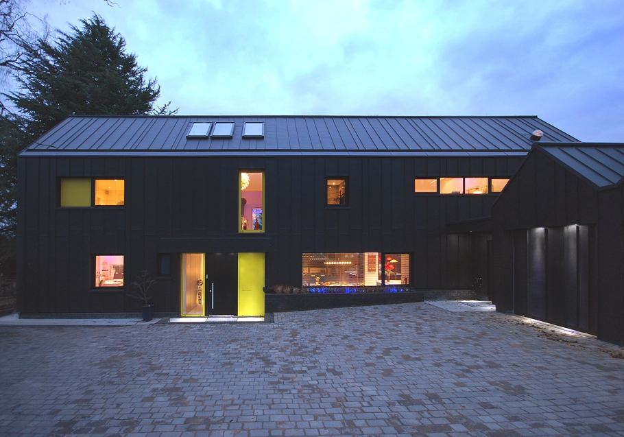 Дом-мечта micasa — проект высоких технологий stephen davy peter smith architects, хартфордшир, англия