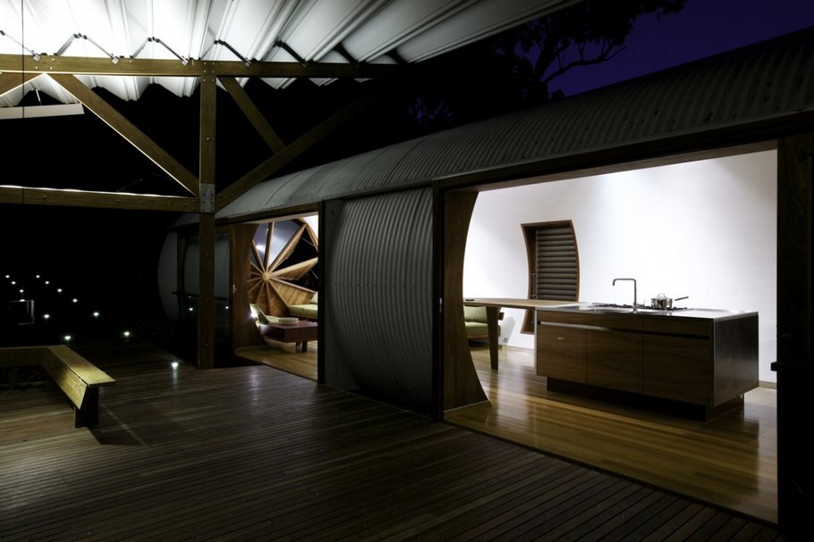 Эко-дом для нестандартных людей: удивительное жильё на побережье океана, австралия