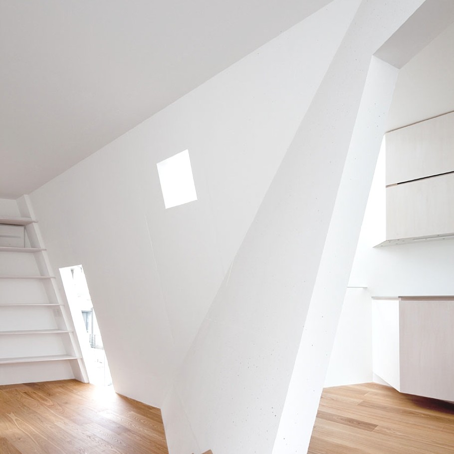 Японский минимализм или эстетика простоты: интересный проект folded house от alphaville, япония