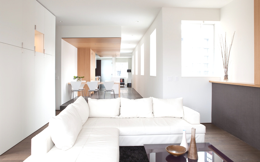 Концепция организации пространства дома в городской квартире от архитектурной студии splyce design