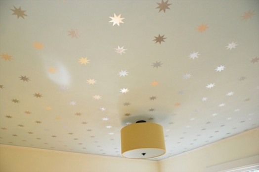 Звёздный потолок своими руками — стильная идея для декорирования детской комнаты
