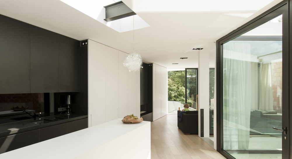 Геометрия простоты: минималистский house k от архитектурной группы graux #038; baeyens architecten, бельгия