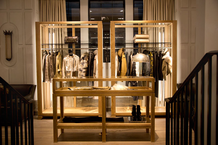 Дизайн магазина мужской одежды belstaff